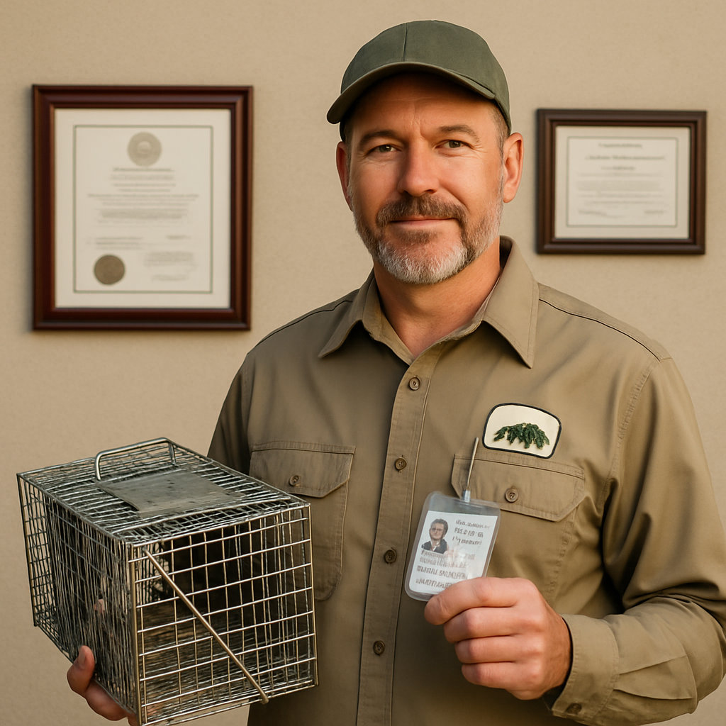 Andy's Professional Wildlife Control Credentials